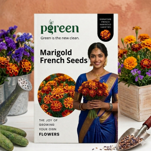 french orange marigold seeds (10 seeds)